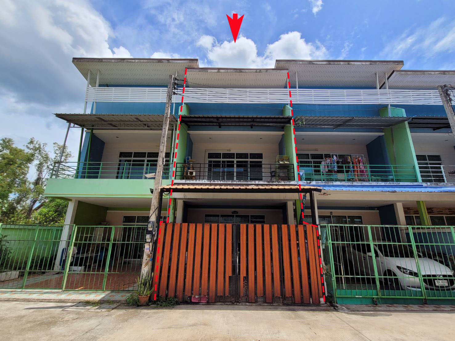 ทาวน์เฮาส์ มะขามเตี้ย เมืองสุราษฎร์ธานี สุราษฎร์ธานี