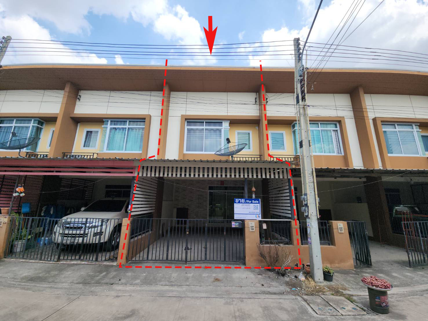 ทาวน์เฮ้าส์ บ้านร่มไม้ 2 บ่อวิน ศรีราชา