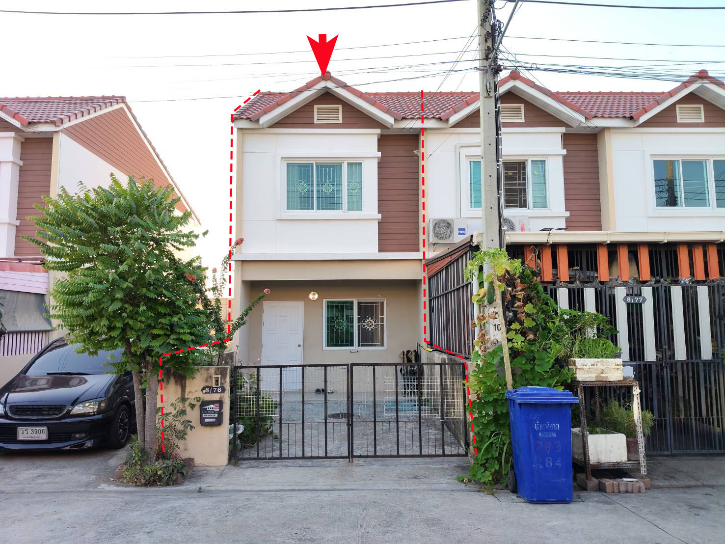 ทาวน์เฮาส์ ศีรษะจรเข้ใหญ่ บางเสาธง สมุทรปราการ