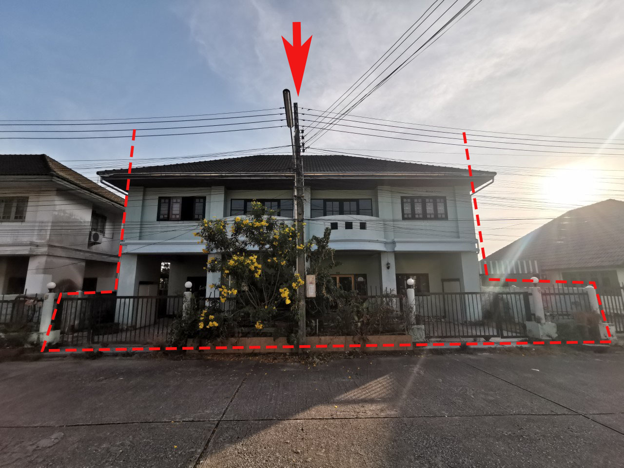 บ้านแฝด โชคดี มาบข่า ระยอง
